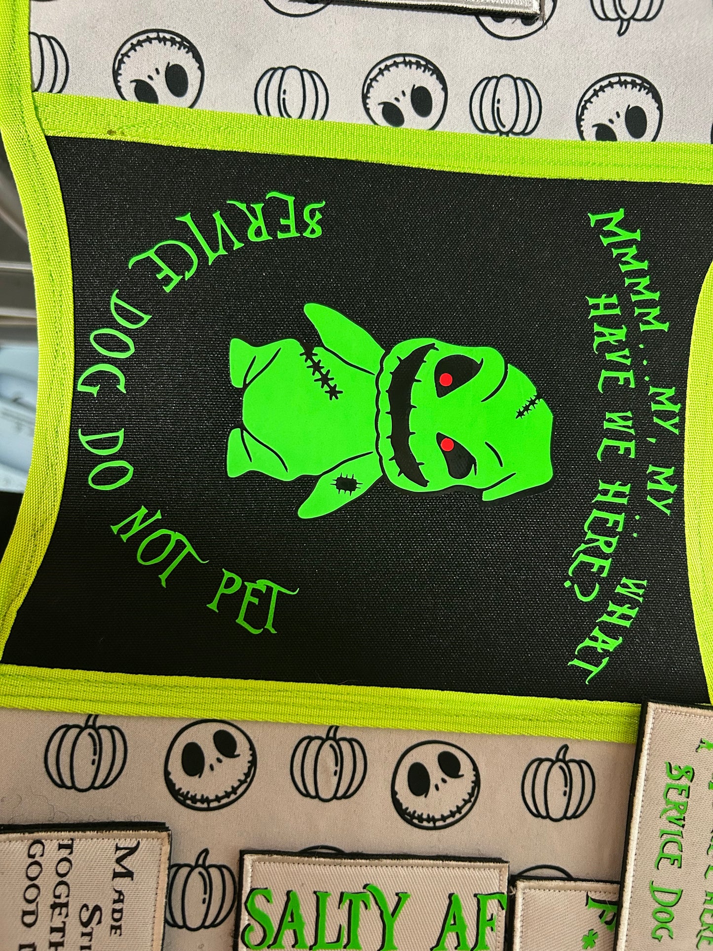 Glow in the Dark Oogie Vest set. (Please read full description before purchasing)