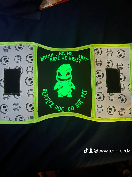 Glow in the Dark Oogie Vest set. (Please read full description before purchasing)