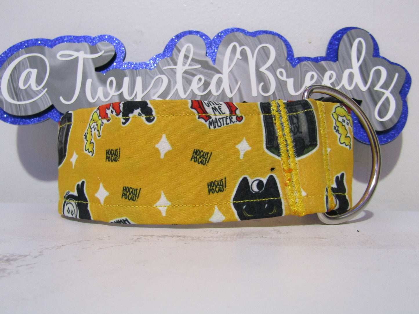 Premade 2" Yellow Hocus Pocus Collar