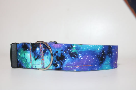 1.5" Purple, Blue , & Green Nebula Collar