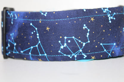 2" Blue Constellation Collar