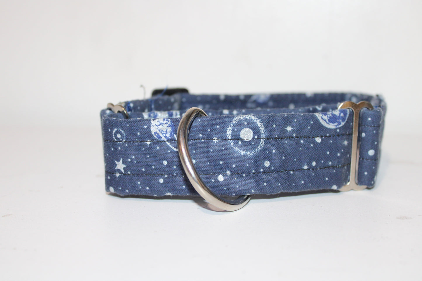 1.5" Blue Galaxy Martingale Collar