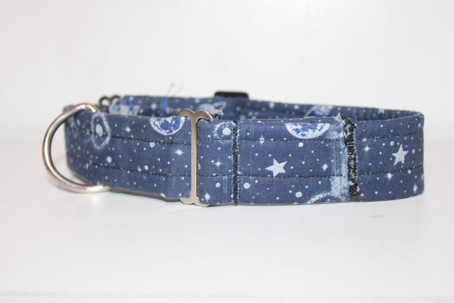 1.5" Blue Galaxy Martingale Collar