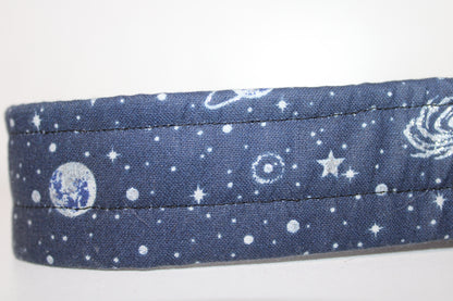 1.5" Blue Galaxy Martingale Collar