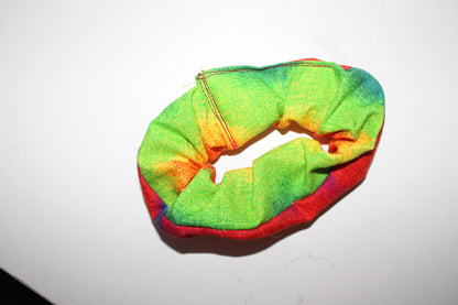 Rainbow tie dye Scrunchies