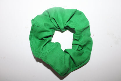 Solid Green Scrunchie