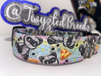 1.5" Rainbow Trashy Panda Collar